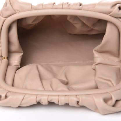 Bottega Veneta Smooth Butter Calf The Pouch Oversized Clutch Nude 5 of 12