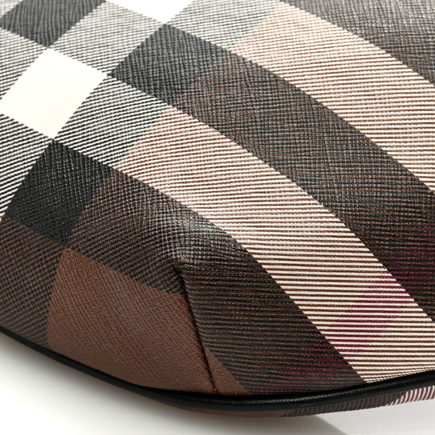 Burberry E-canvas Check Bum Bag Dark Birch Brown 8 of 8