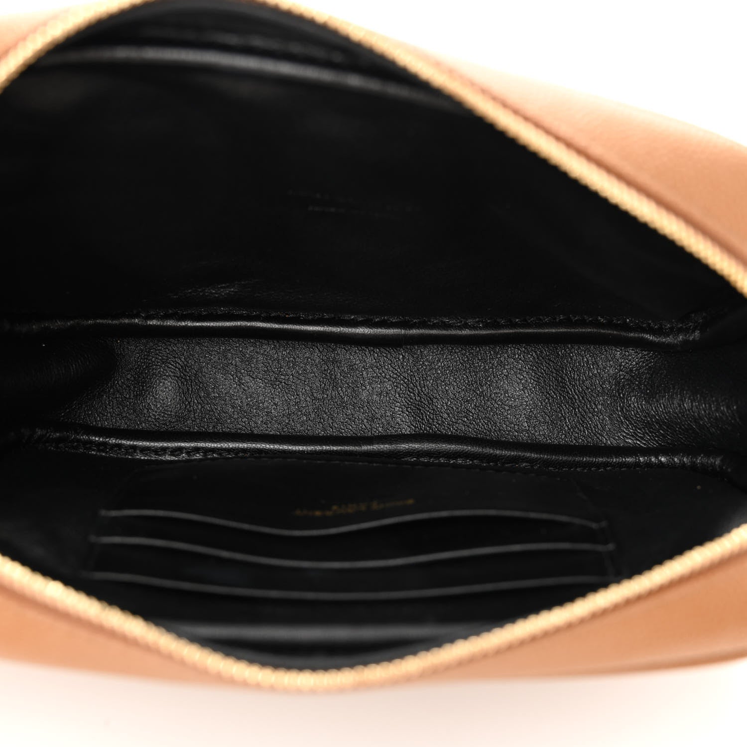 Saint Laurent Grain De Poudre Matelasse Monogram Mini Lou Camera Bag Dark Natural 5 of 11