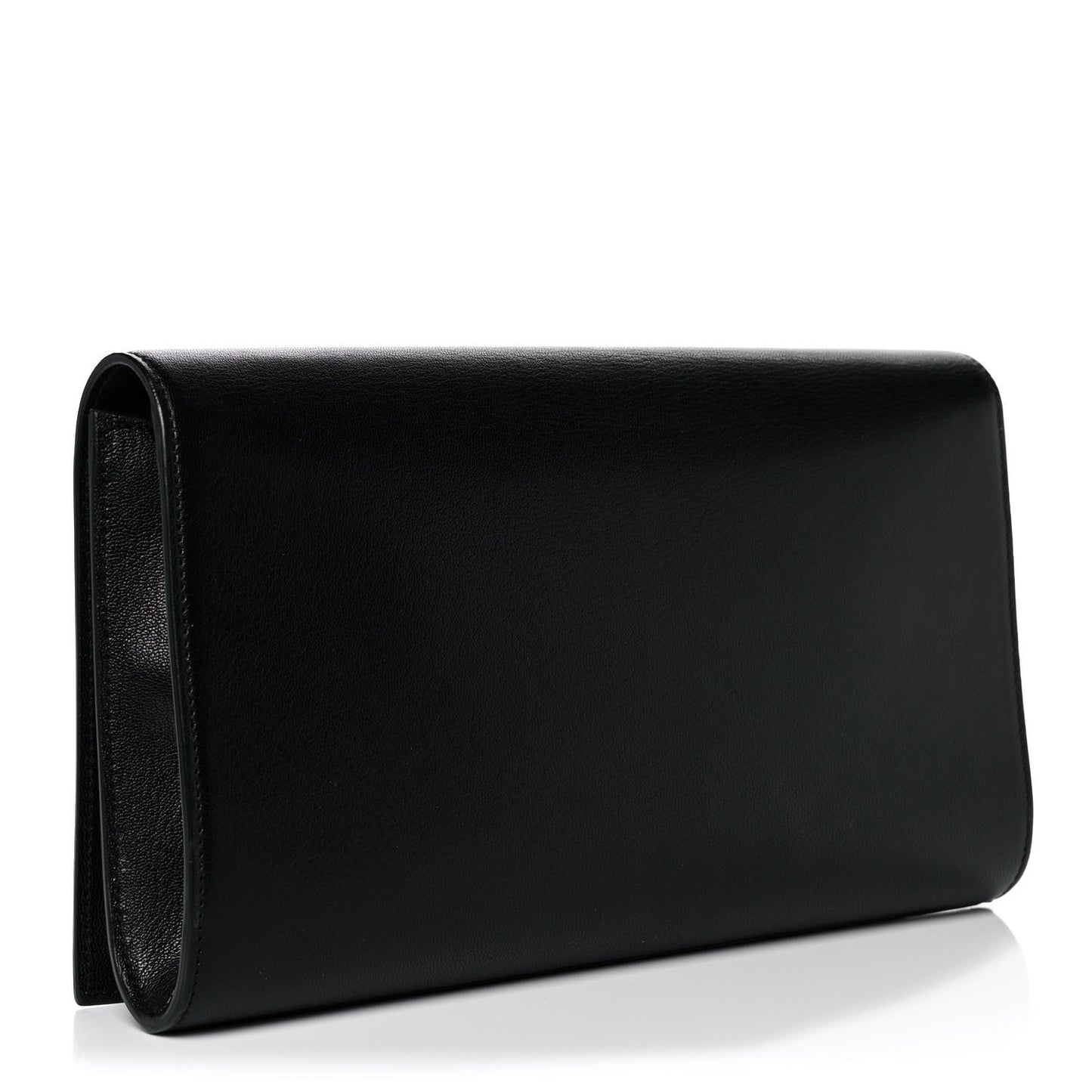 Calfskin Monogram Large Belle De Jour Clutch Black