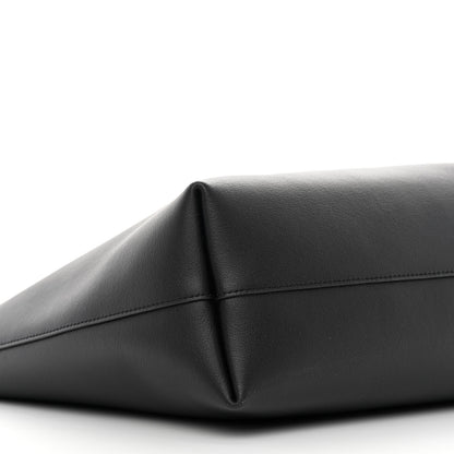 Saint Laurent Calfskin Large Shopping Tote Black 10 of 11