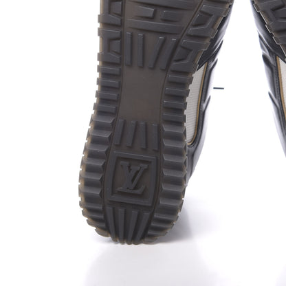 Louis Vuitton Calfskin Monogram Run Away Sneakers 39 Black 6 of 8