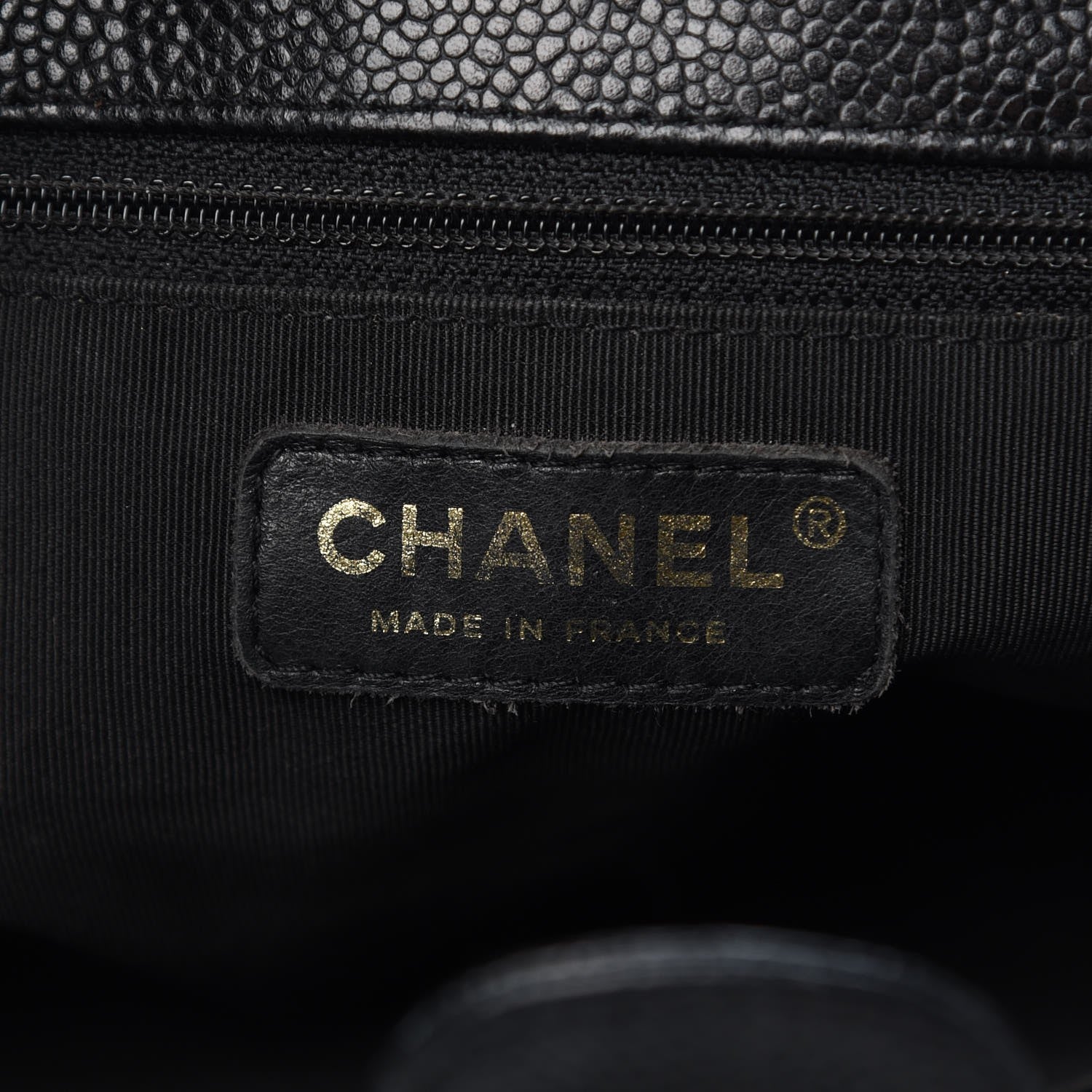 Chanel Caviar Quilted Petit Shopping Tote PST Black 6 of 13