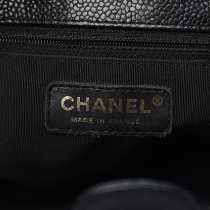 Chanel Caviar Quilted Petit Shopping Tote PST Black 6 of 13
