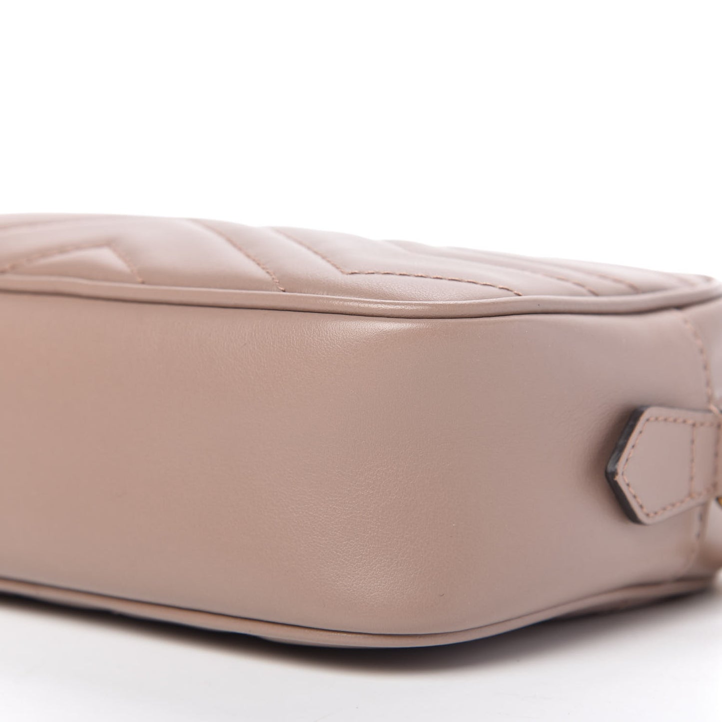 Calfskin Matelasse Mini GG Marmont Chain Shoulder Bag Porcelain Rose