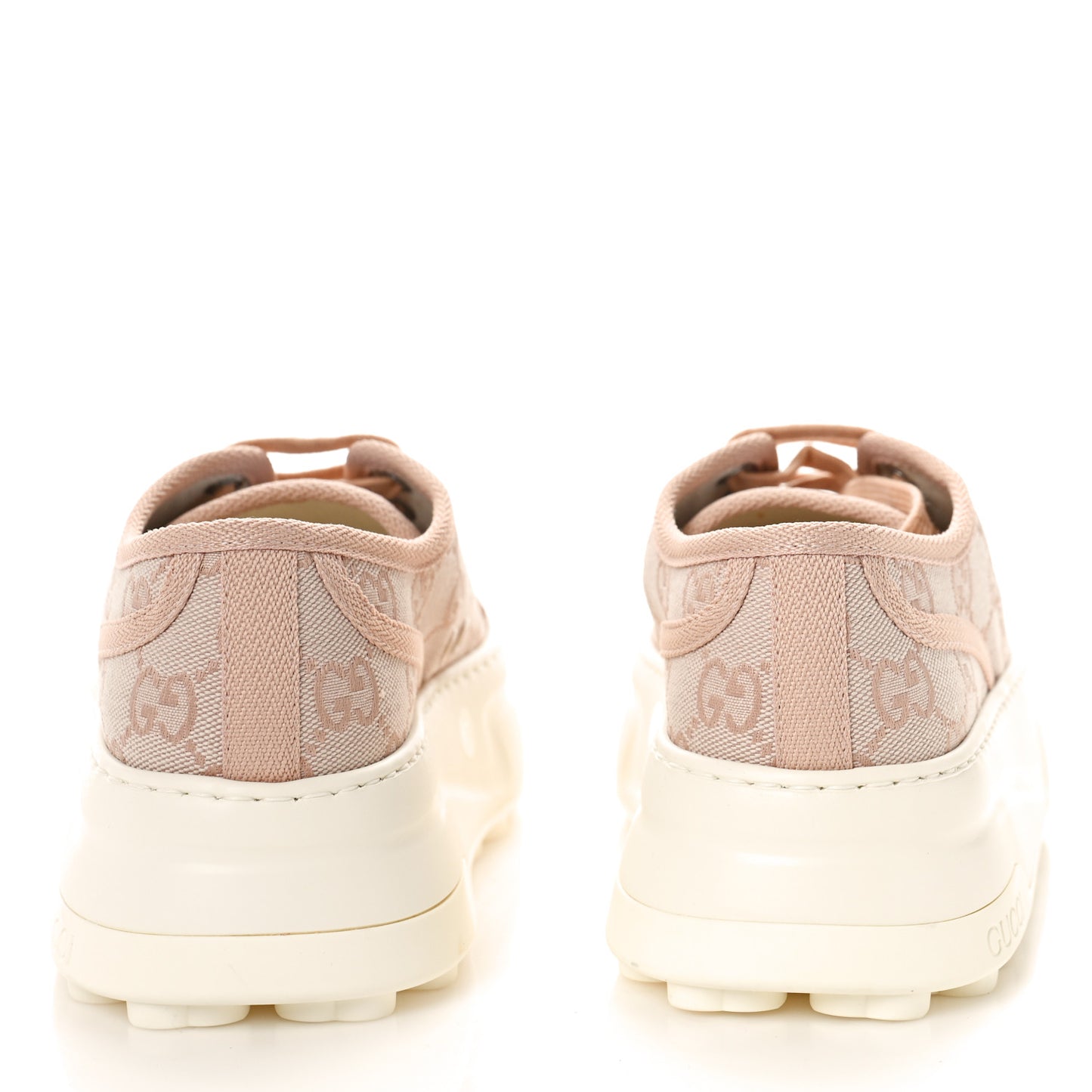 GG Monogram Womens 1977 Tennis Platform 52mm Sneakers 37 37 Skin Rose