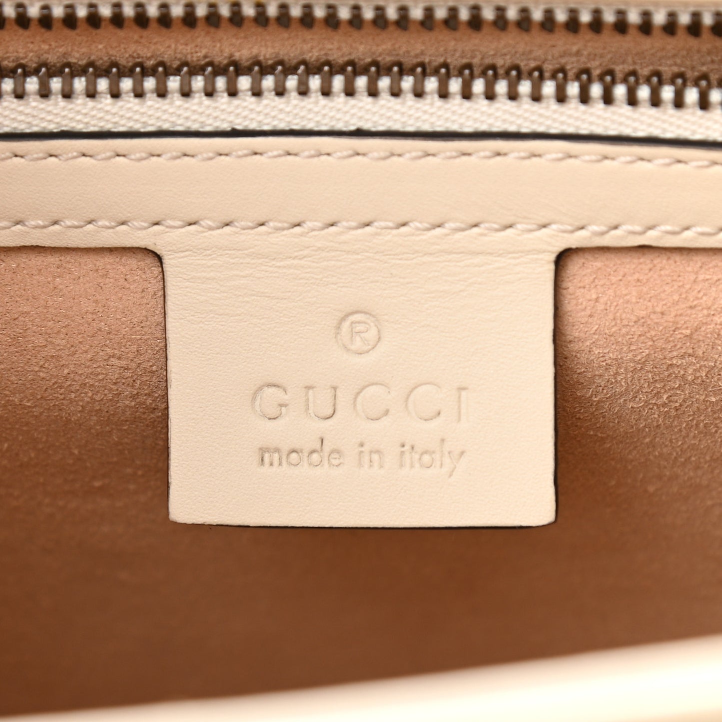 Calfskin Sylvie Web Small Queen Margaret Top Handle Bag White