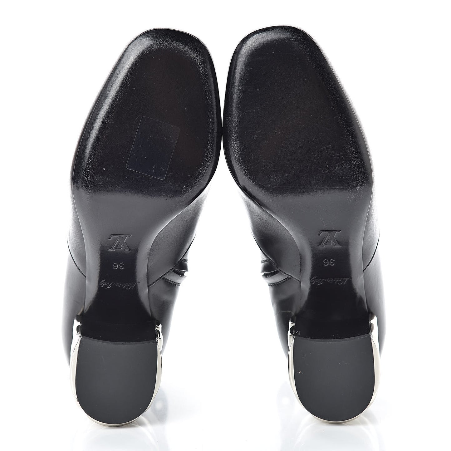 Lambskin Upstage Ankle Boots 36 Black