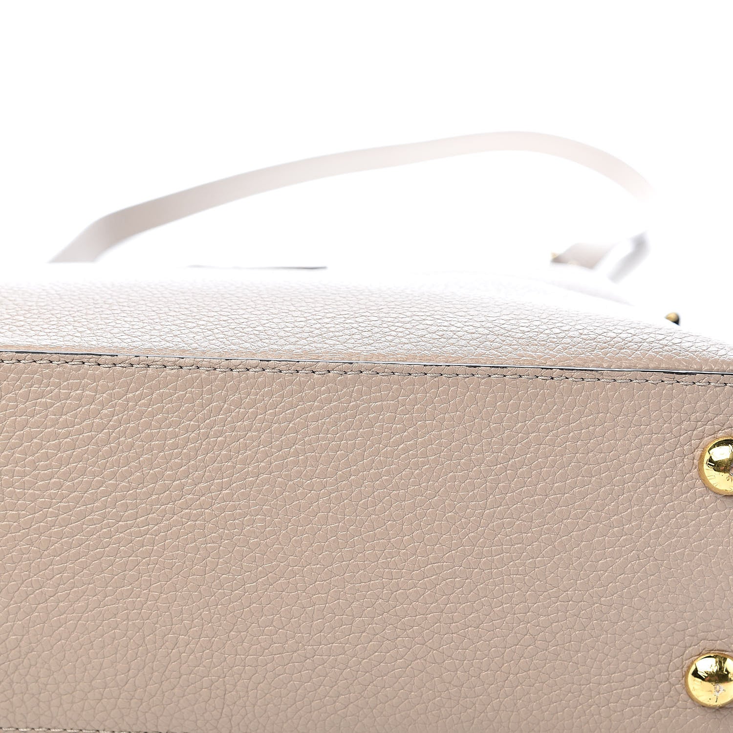 Louis Vuitton Taurillon Capucines PM Galet 9 of 10