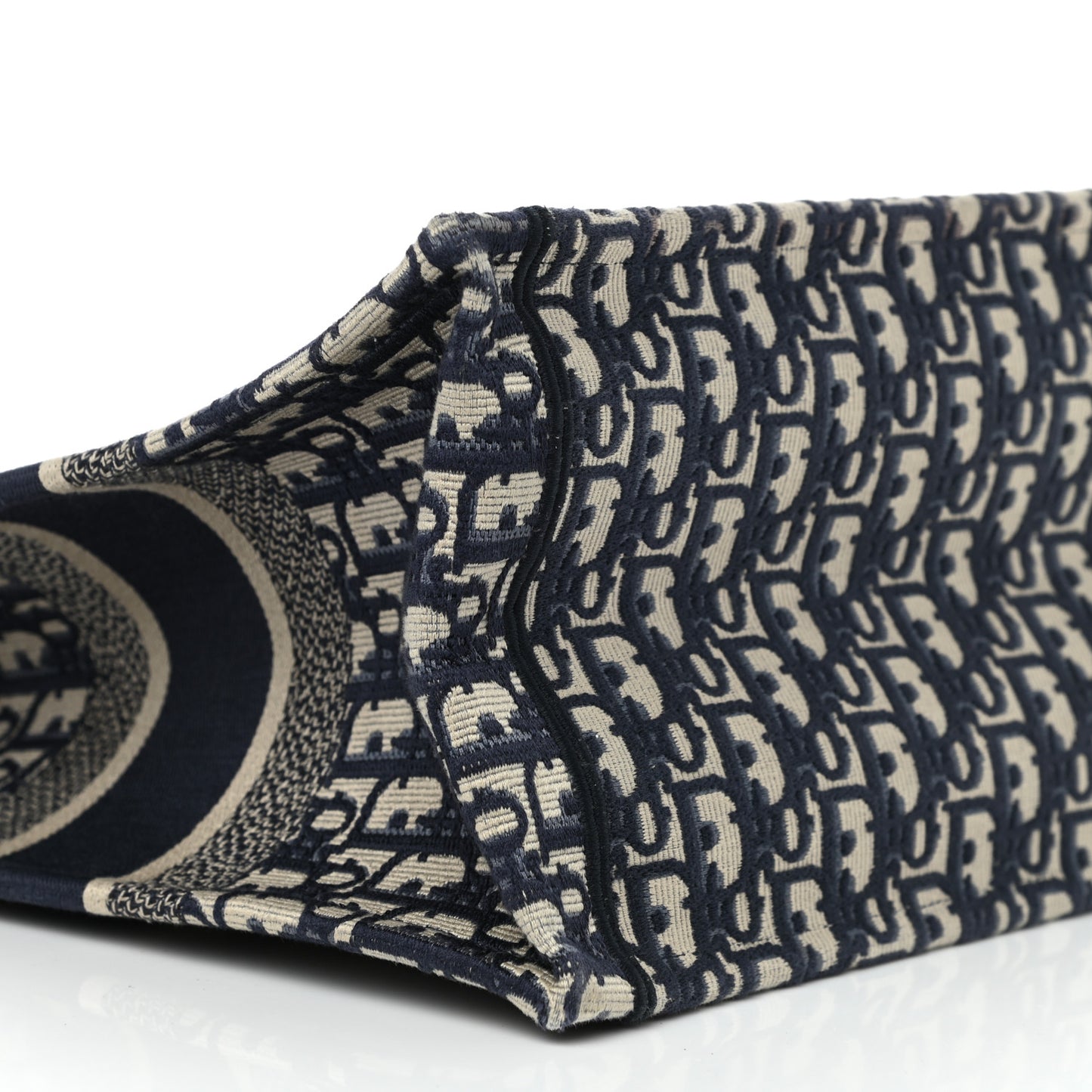 Oblique Medium Book Tote Blue Multicolor