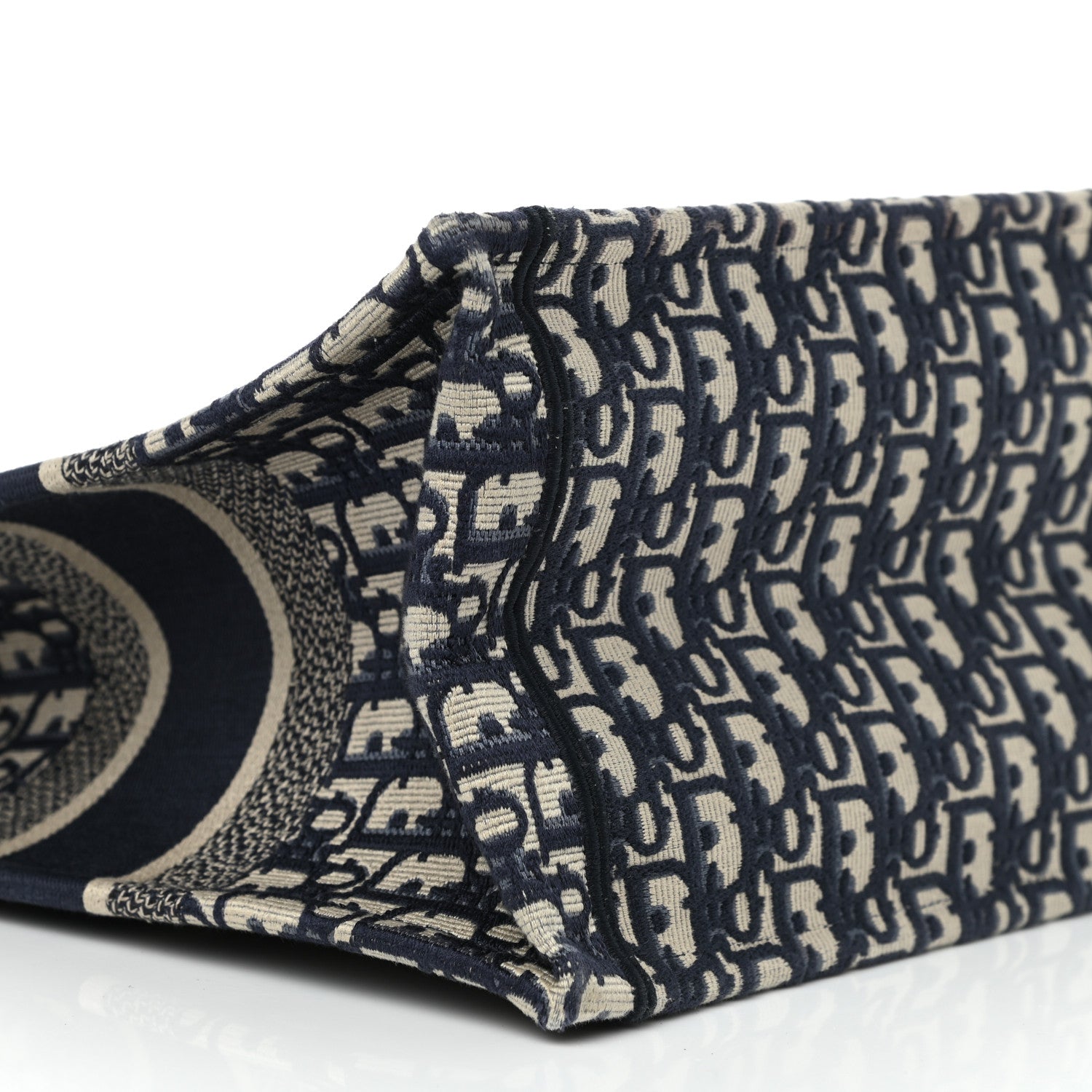 Christian Dior Oblique Medium Book Tote Blue Multicolor 9 of 11
