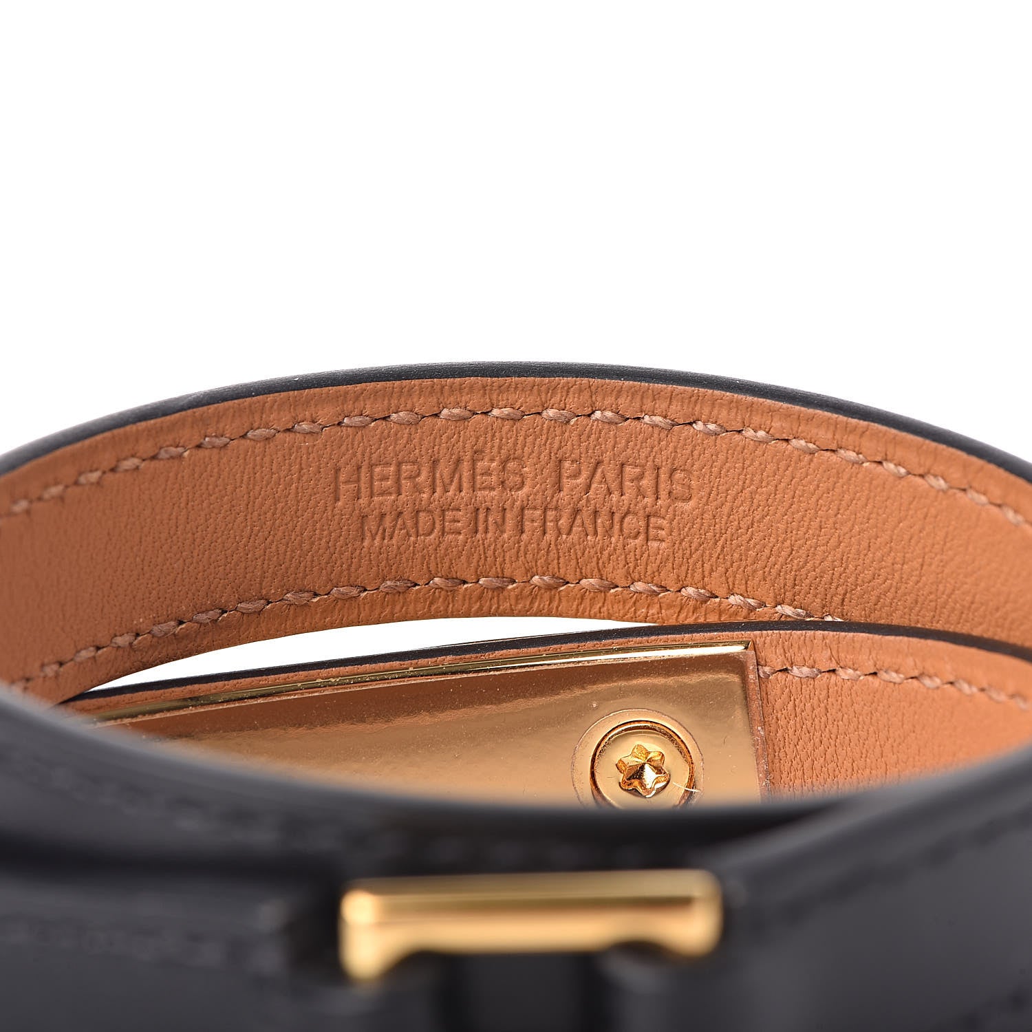 Hermes Box Rivale Double Tour Bracelet T2 Black 4 of 7
