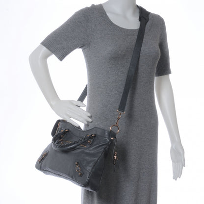 Balenciaga Agneau Giant 12 Rose Gold Hardware Town Gris Tarmac 2 of 7