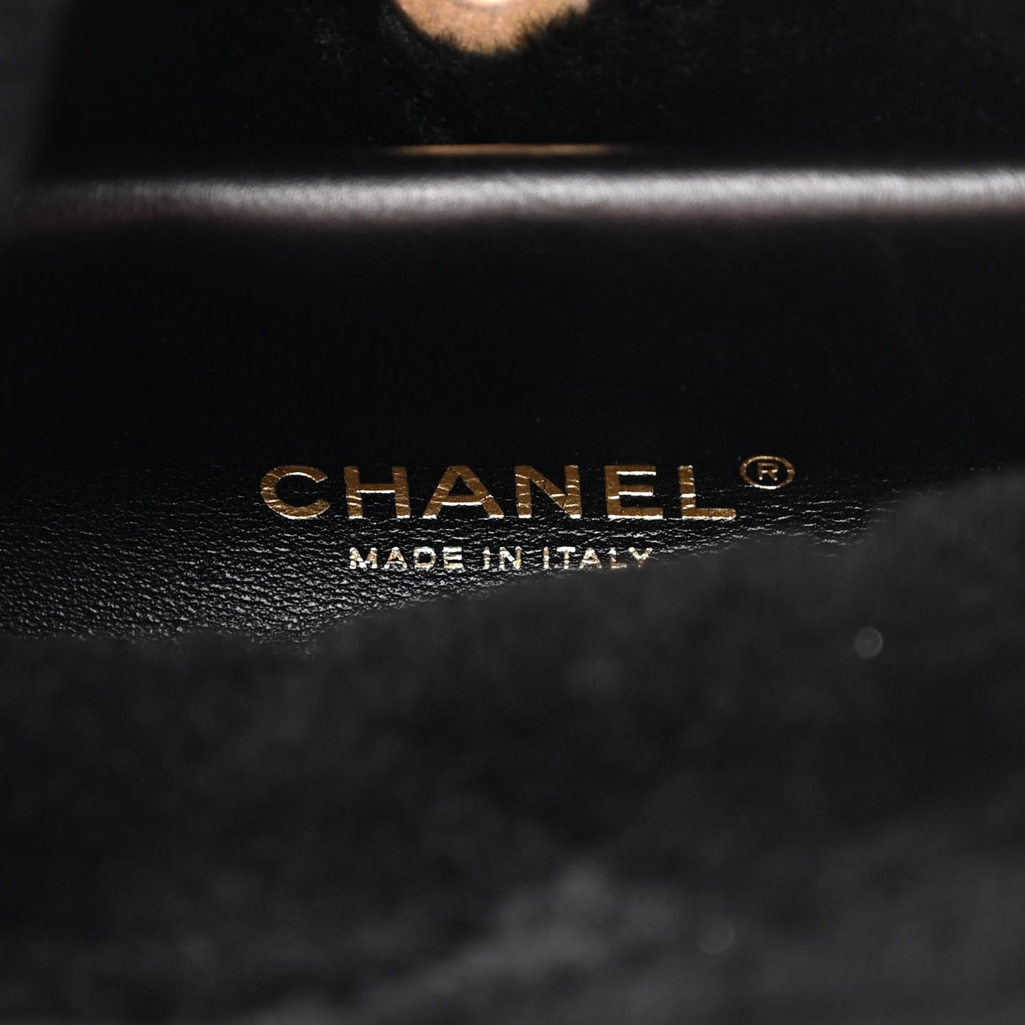 Lambskin Shearling Quilted CC Backpack Black