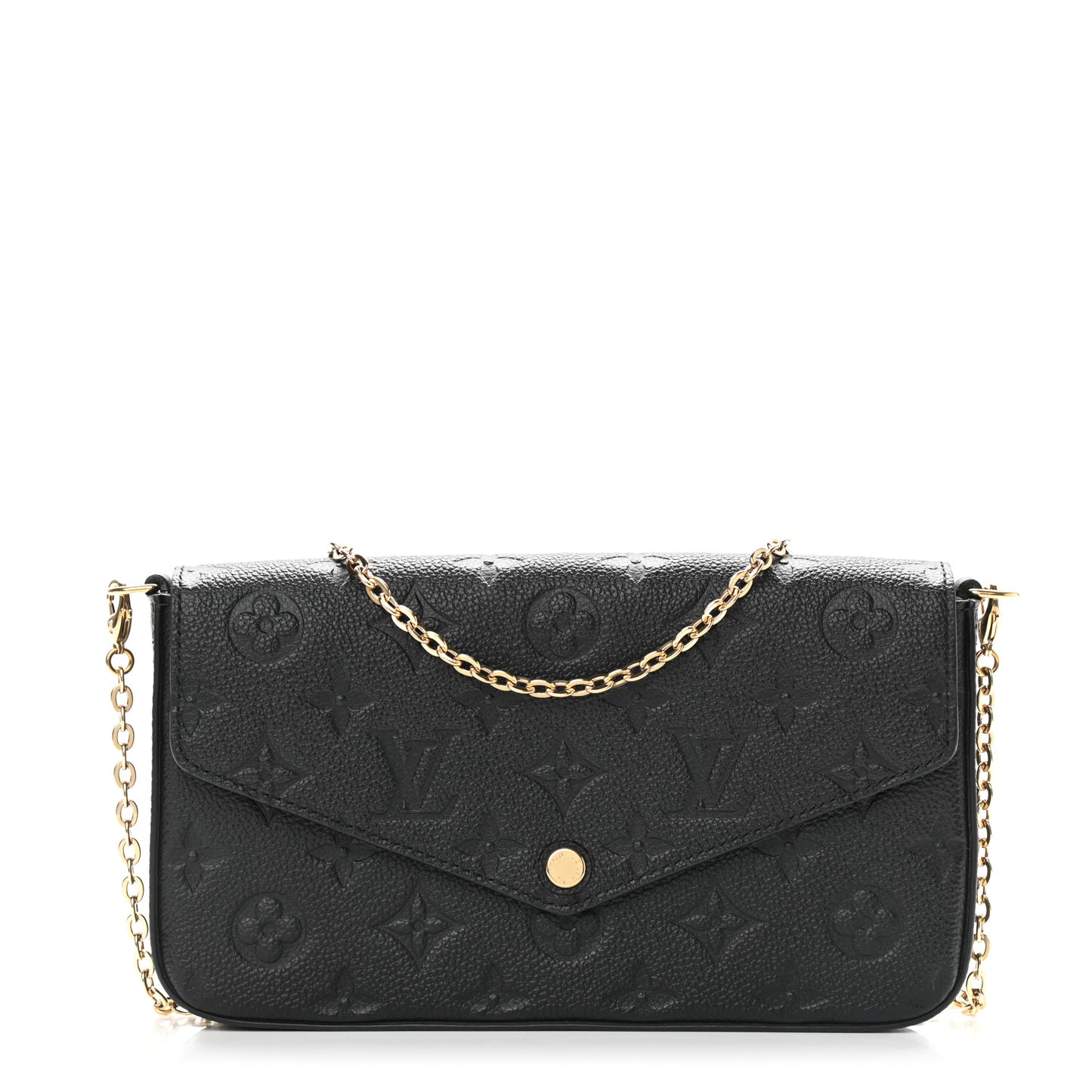 Empreinte Pochette Felicie Chain Wallet Black