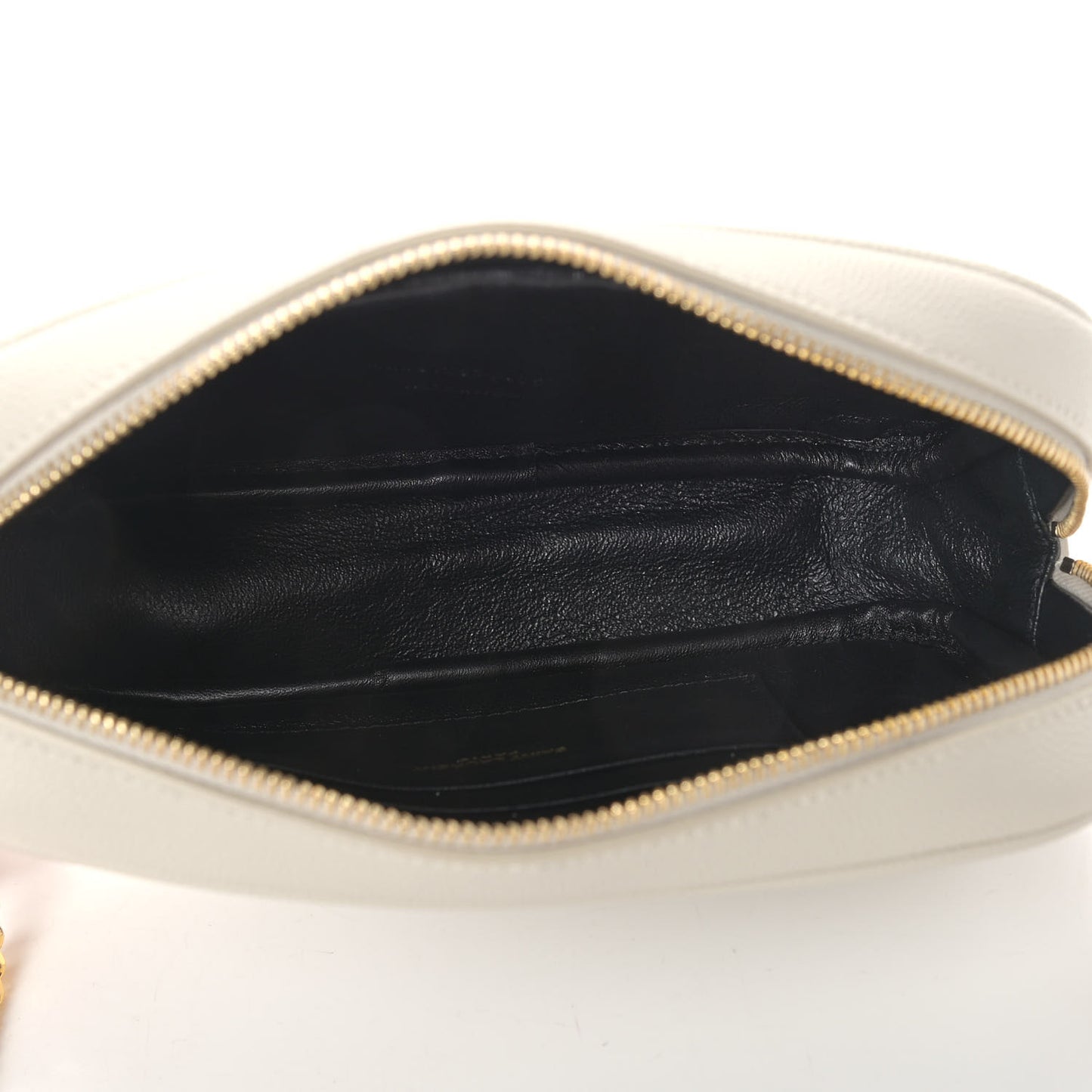 Grain De Poudre Matelasse Monogram Mini Lou Camera Bag Crema Soft