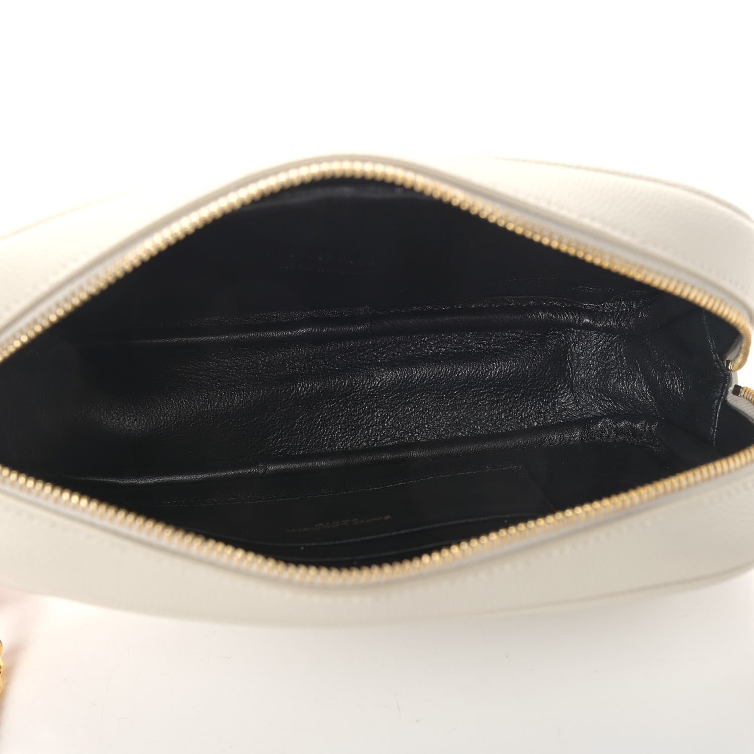Saint Laurent Grain De Poudre Matelasse Monogram Mini Lou Camera Bag Crema Soft 5 of 9
