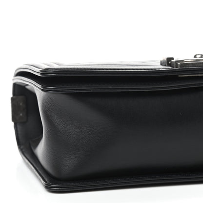 Chanel Calfskin Quilted Medium Boy Flap Black 6 of 9