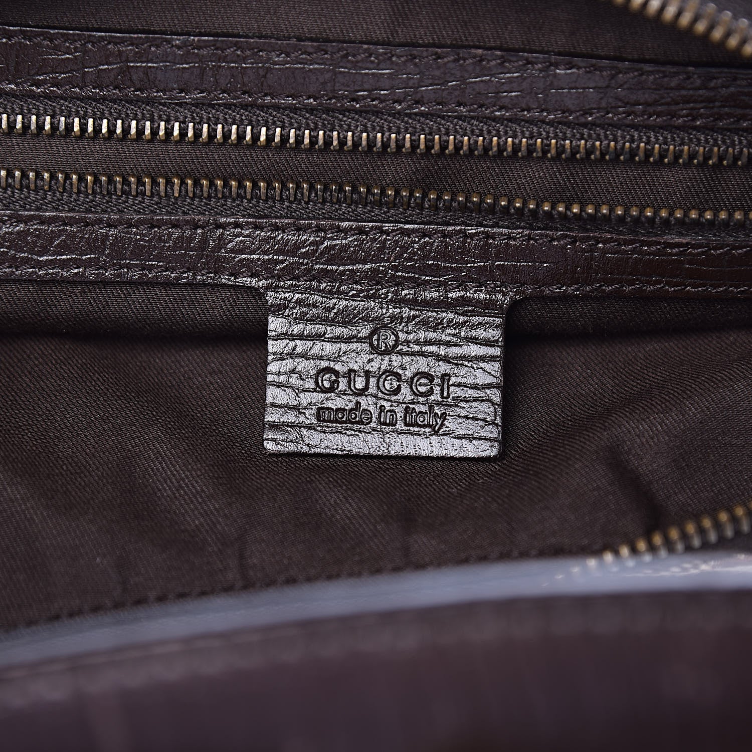 Gucci Monogram Medium Horsebit Chain Hobo Dark Brown 6 of 14