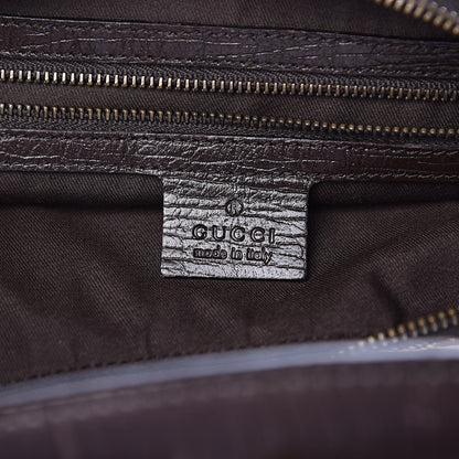 Gucci Monogram Medium Horsebit Chain Hobo Dark Brown 6 of 14