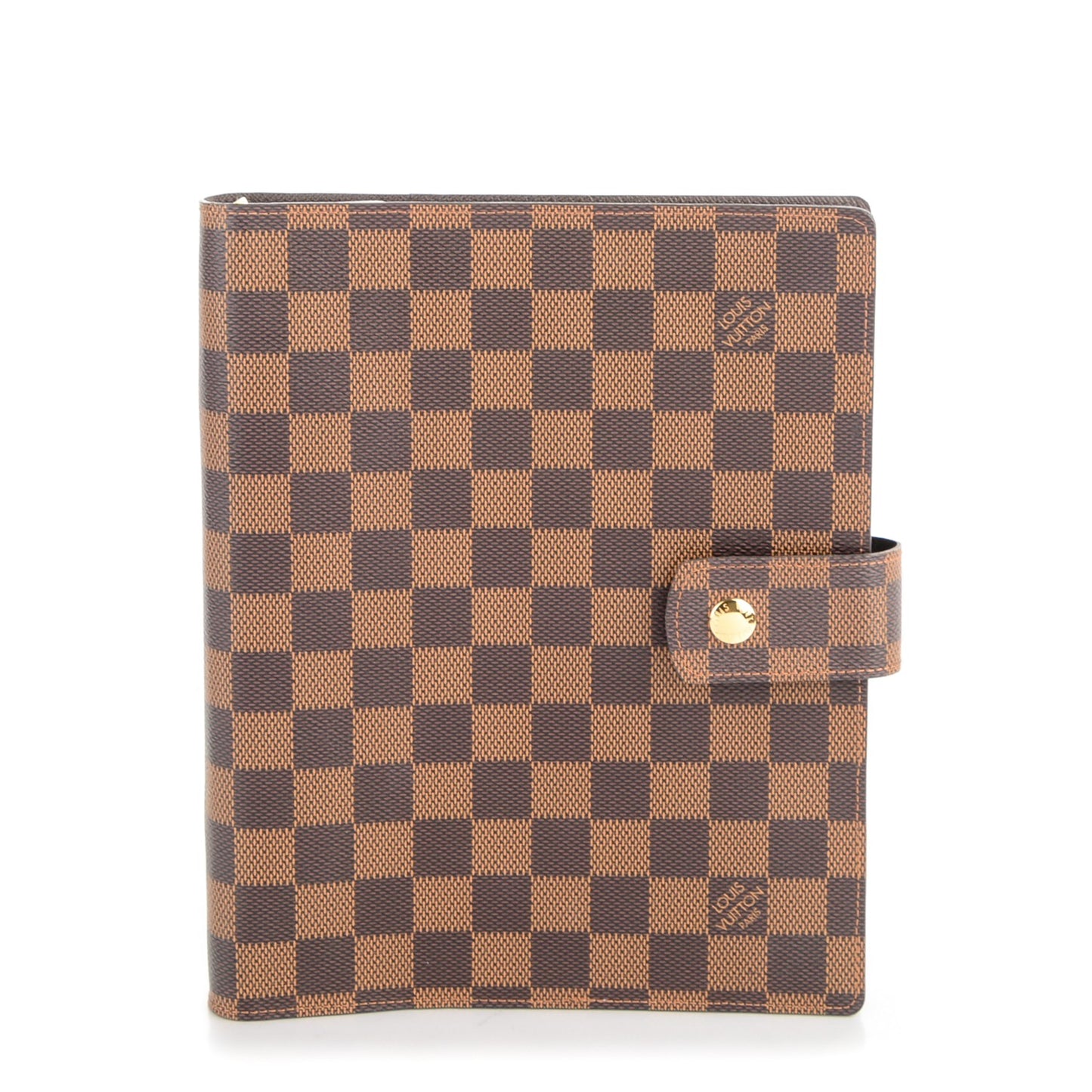 Damier Ebene Large Ring Agenda Cover