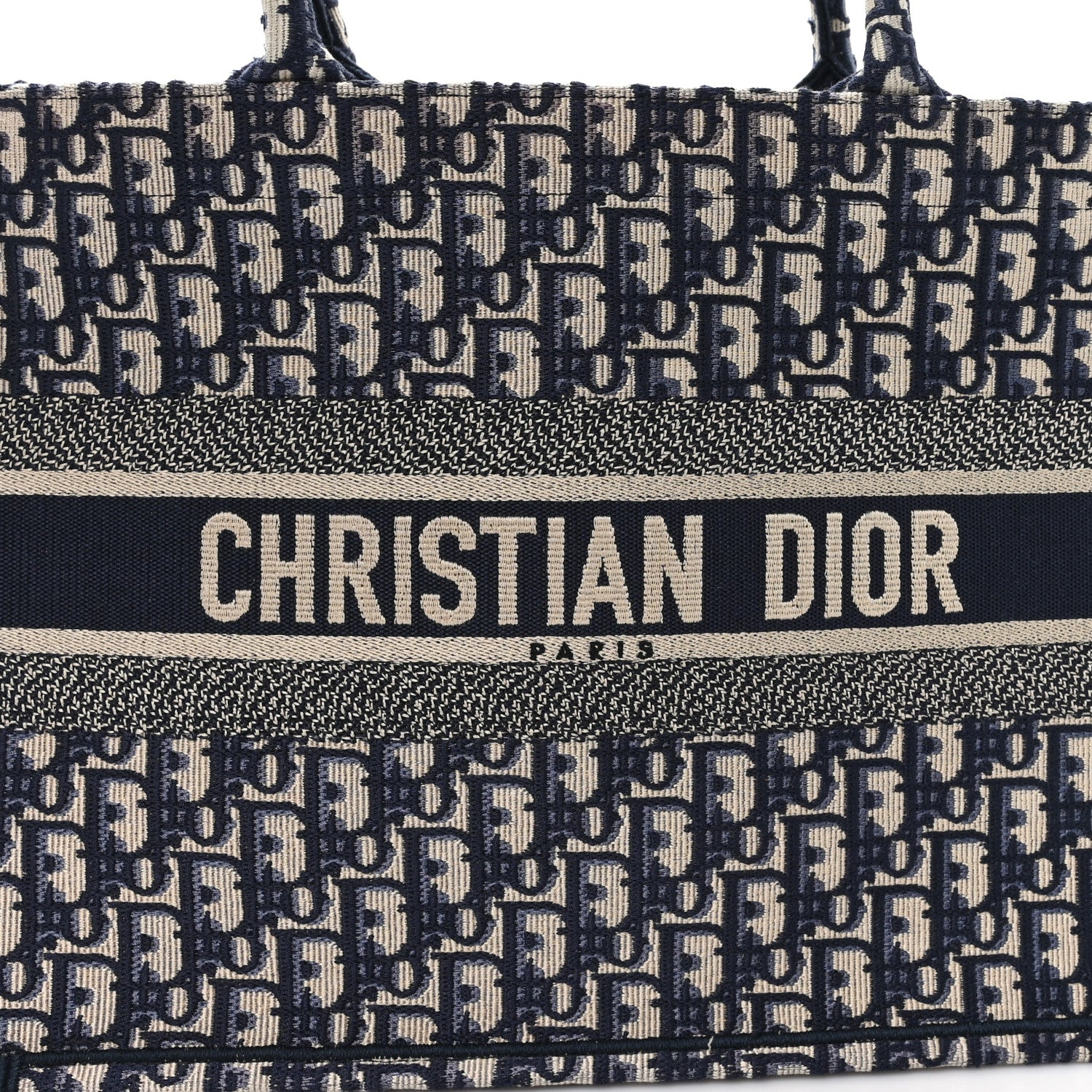 Christian Dior Oblique Medium Book Tote Blue Multicolor 8 of 12