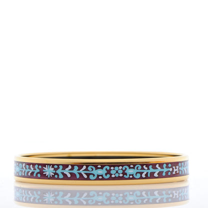 Hermes Enamel Printed Narrow Bracelet 70 3 of 6