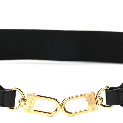 Louis Vuitton Nylon Petite Malle Souple Shoulder Strap Black 3 of 4