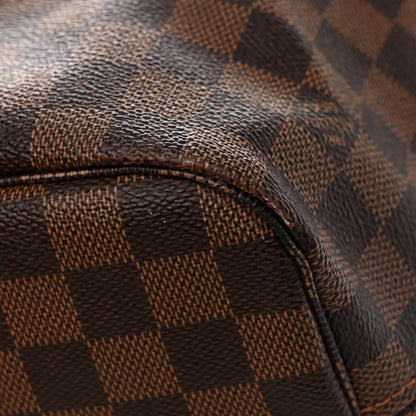 Louis Vuitton Damier Ebene Neo Neverfull MM Rose Ballerine 11 of 12