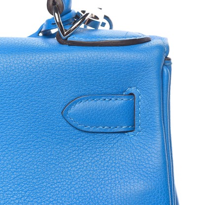 Hermes Evercolor Kelly Retourne 28 Bleu Hydra 11 of 41
