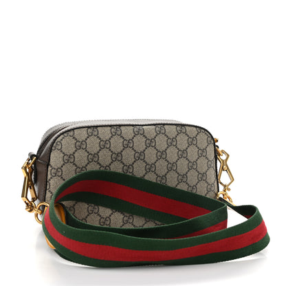 Gucci GG Supreme Monogram Web Neo Vintage Shoulder Bag Beige New Acero Crop 3 of 10