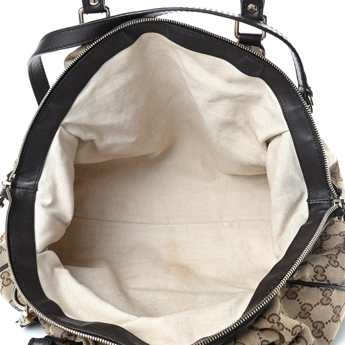 Monogram Medium Sukey Boston Bag Brown