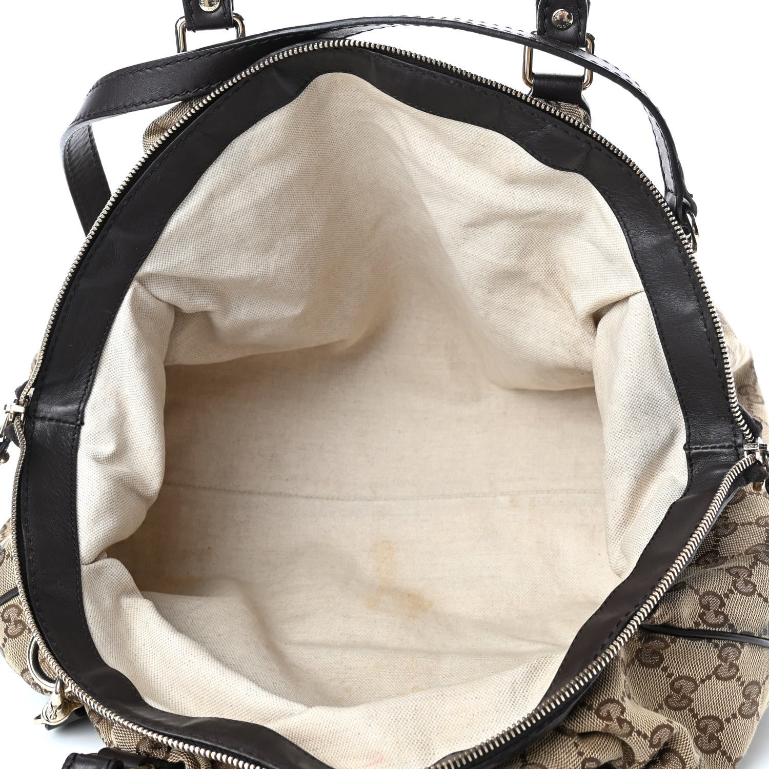 Gucci Monogram Medium Sukey Boston Bag Brown 4 of 4