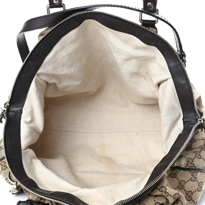 Gucci Monogram Medium Sukey Boston Bag Brown 4 of 4