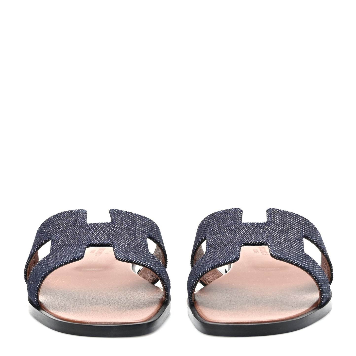 Denim Canvas Oran Sandals 36.5 Bleu Brut