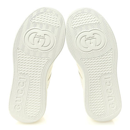 Gucci Calfskin GG Tennis Embossed Perforated Womens Platform 55mm Sneakers 35.5 Great White 6 of 9