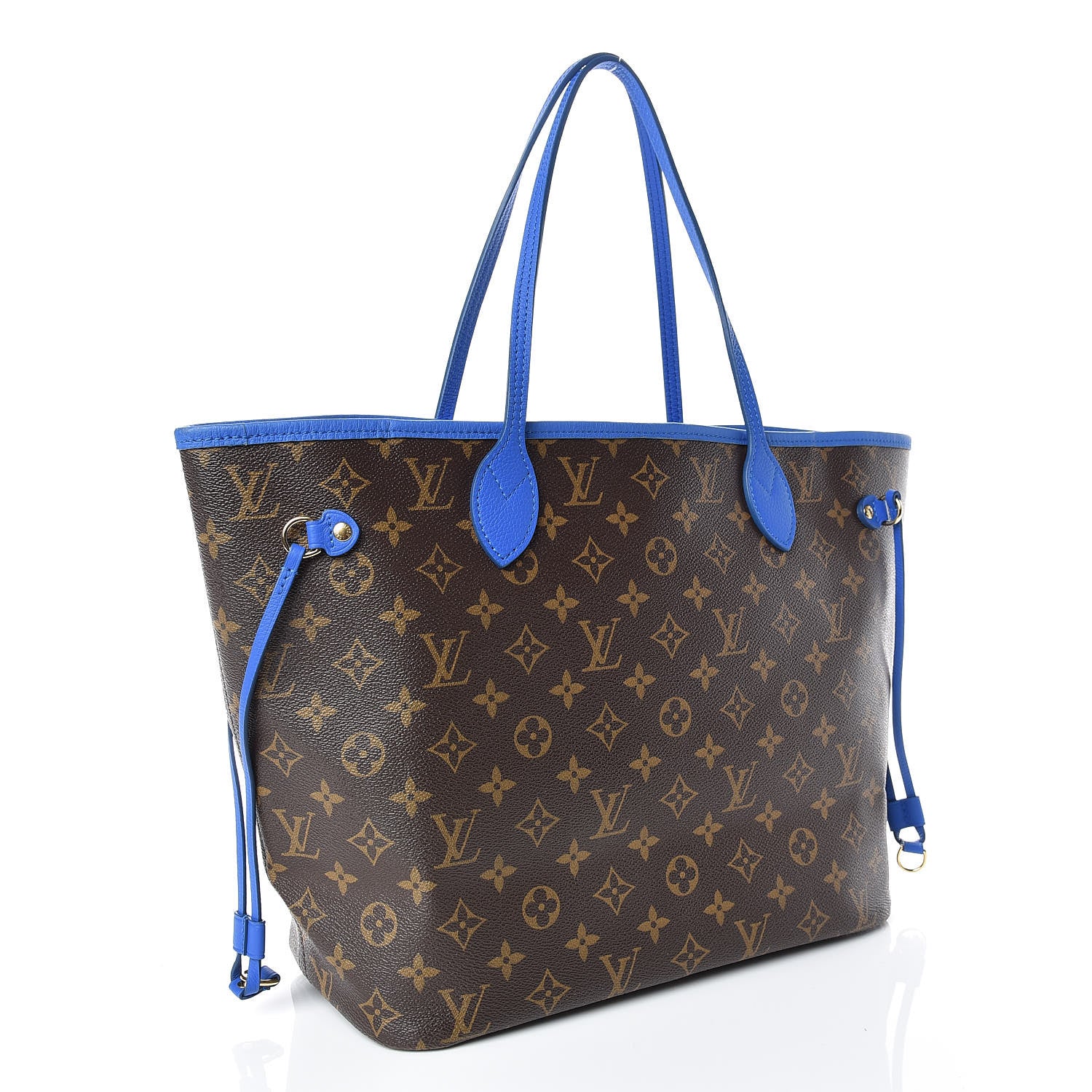 Louis Vuitton Monogram Articles de Voyage Ikat Neverfull MM Grand Blue 3 of 14