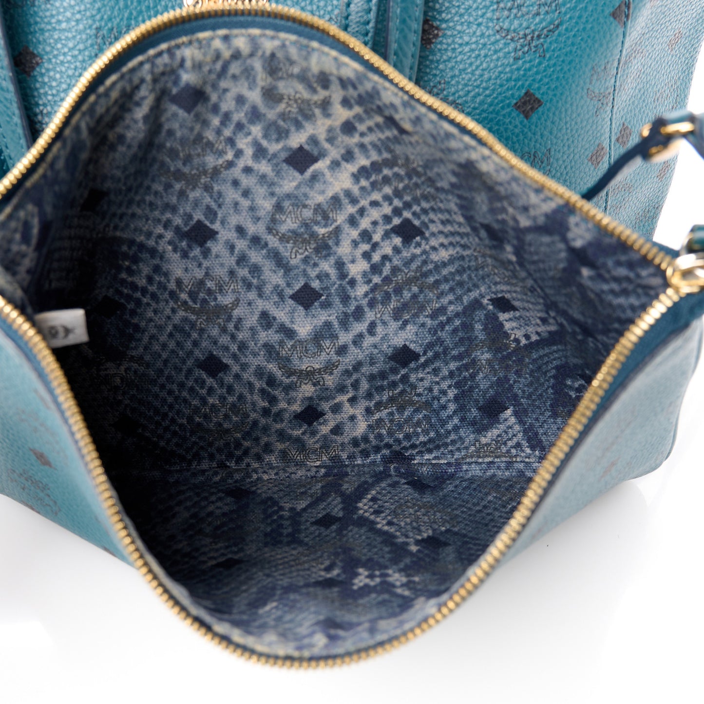 Visetos Medium Project Reversible Shopper Tote Blue