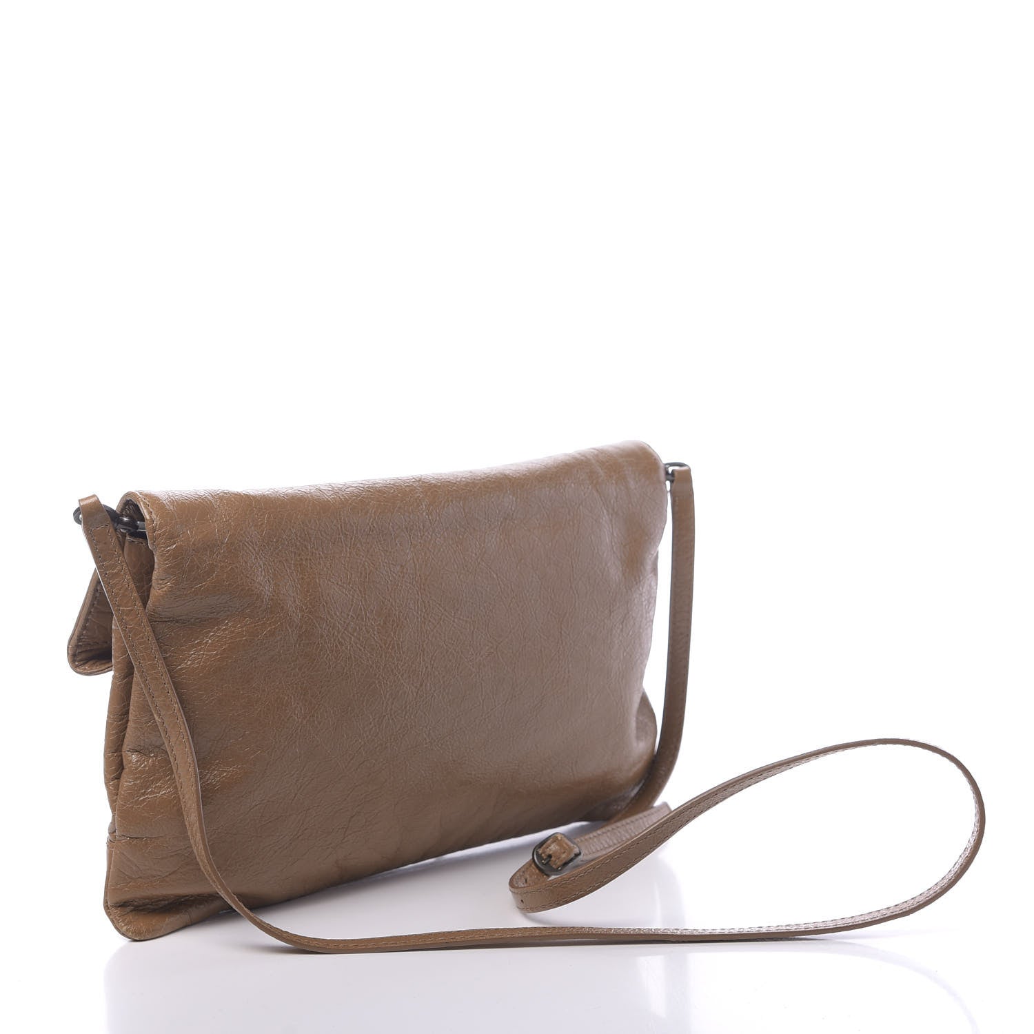 Balenciaga Agneau Classic Hardware Envelope Clutch Cannelle 3 of 11