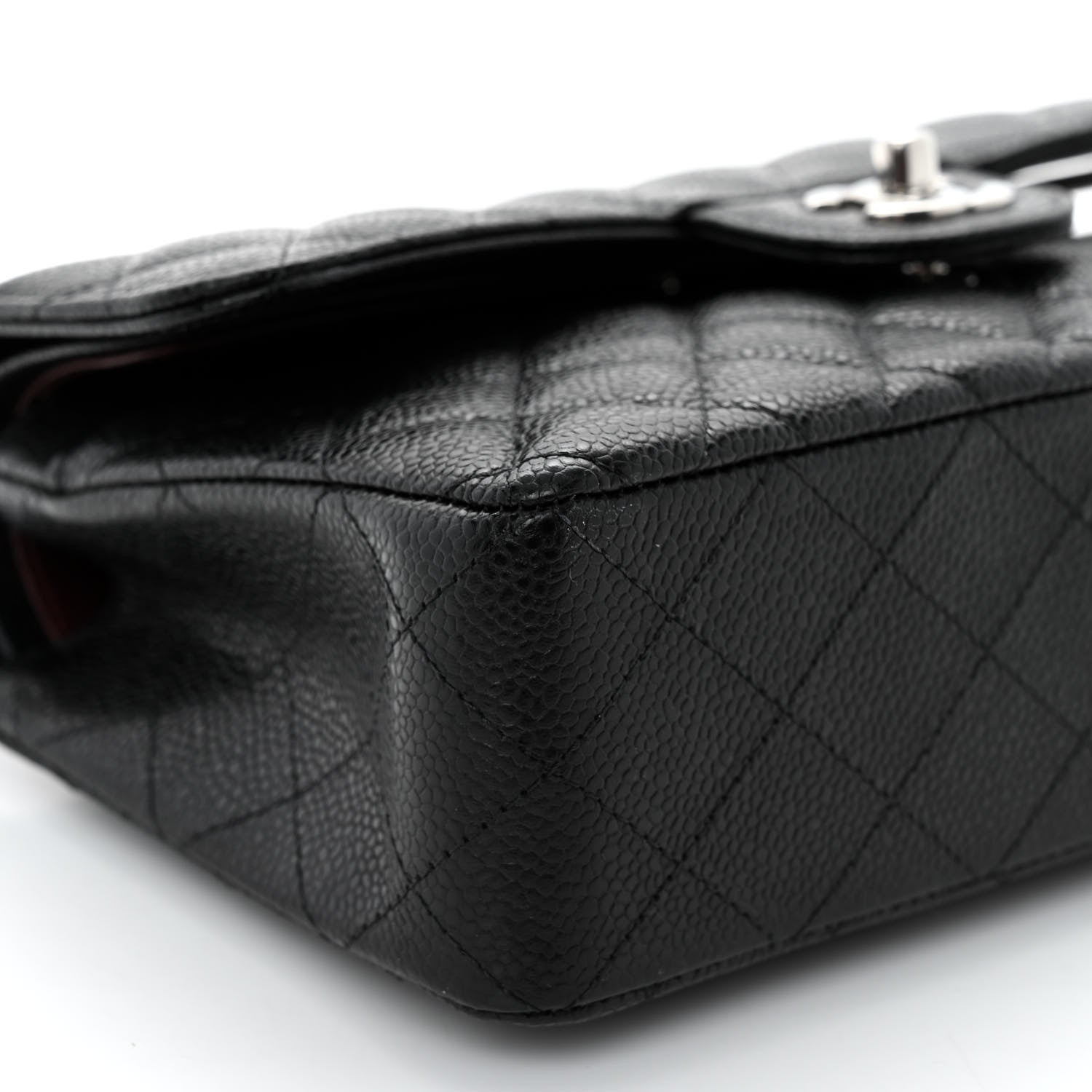 Chanel Caviar Quilted Small Double Flap Black 9 of 10