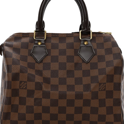 Louis Vuitton Damier Ebene Speedy 25 6 of 9