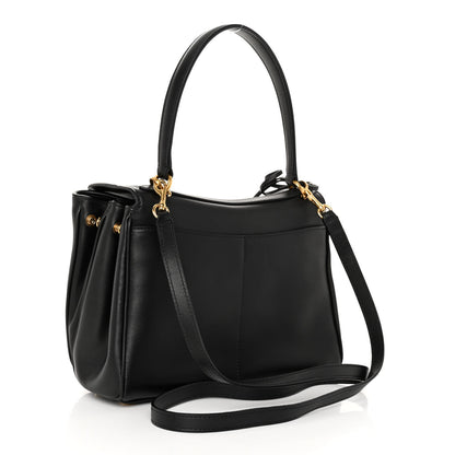 Balenciaga Natural Smooth Calfskin Small Rodeo Top Handle Handbag Black 3 of 10