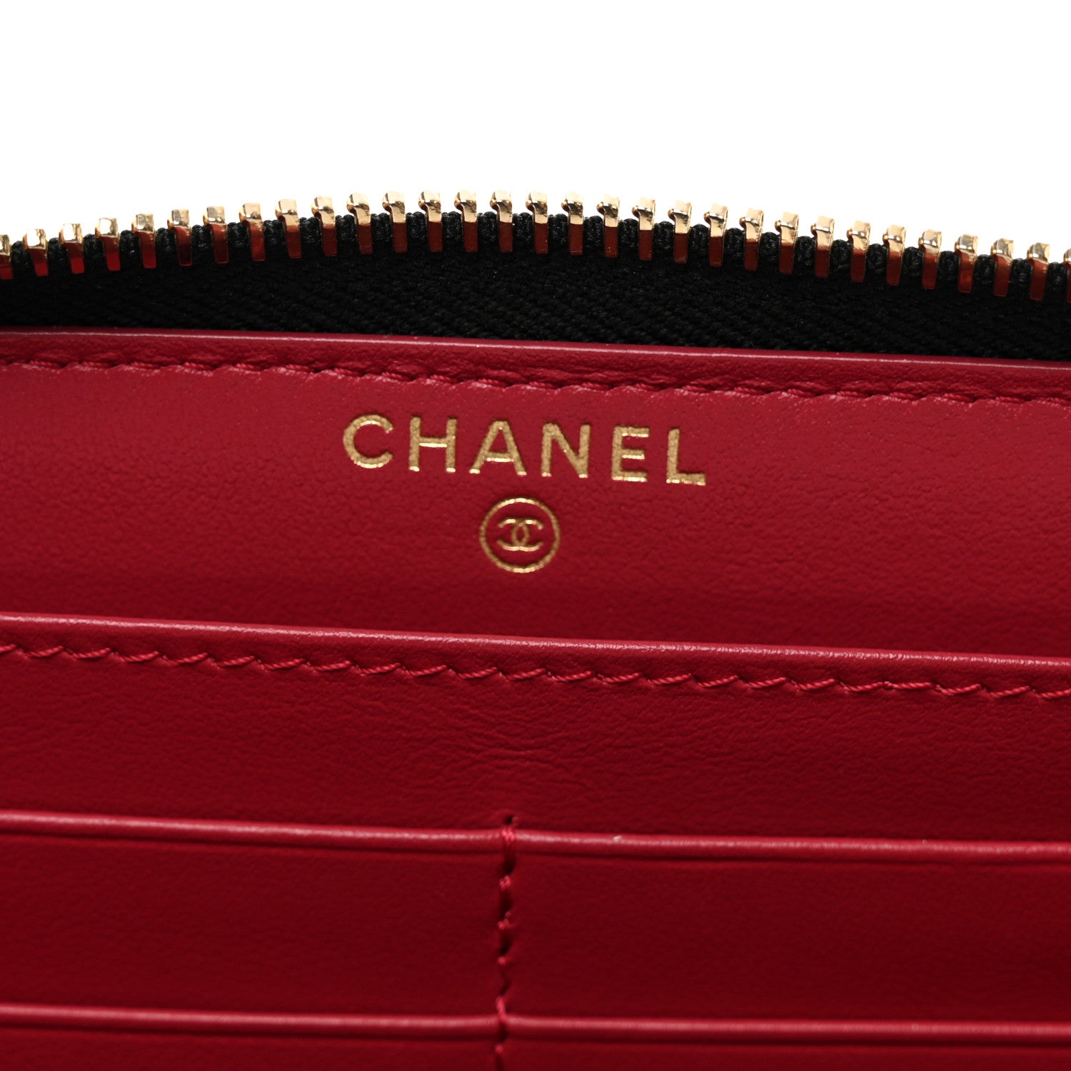 Chanel Shiny Goatskin Quilted Chanel 19 Long Zipped Around Wallet Black 7 of 11