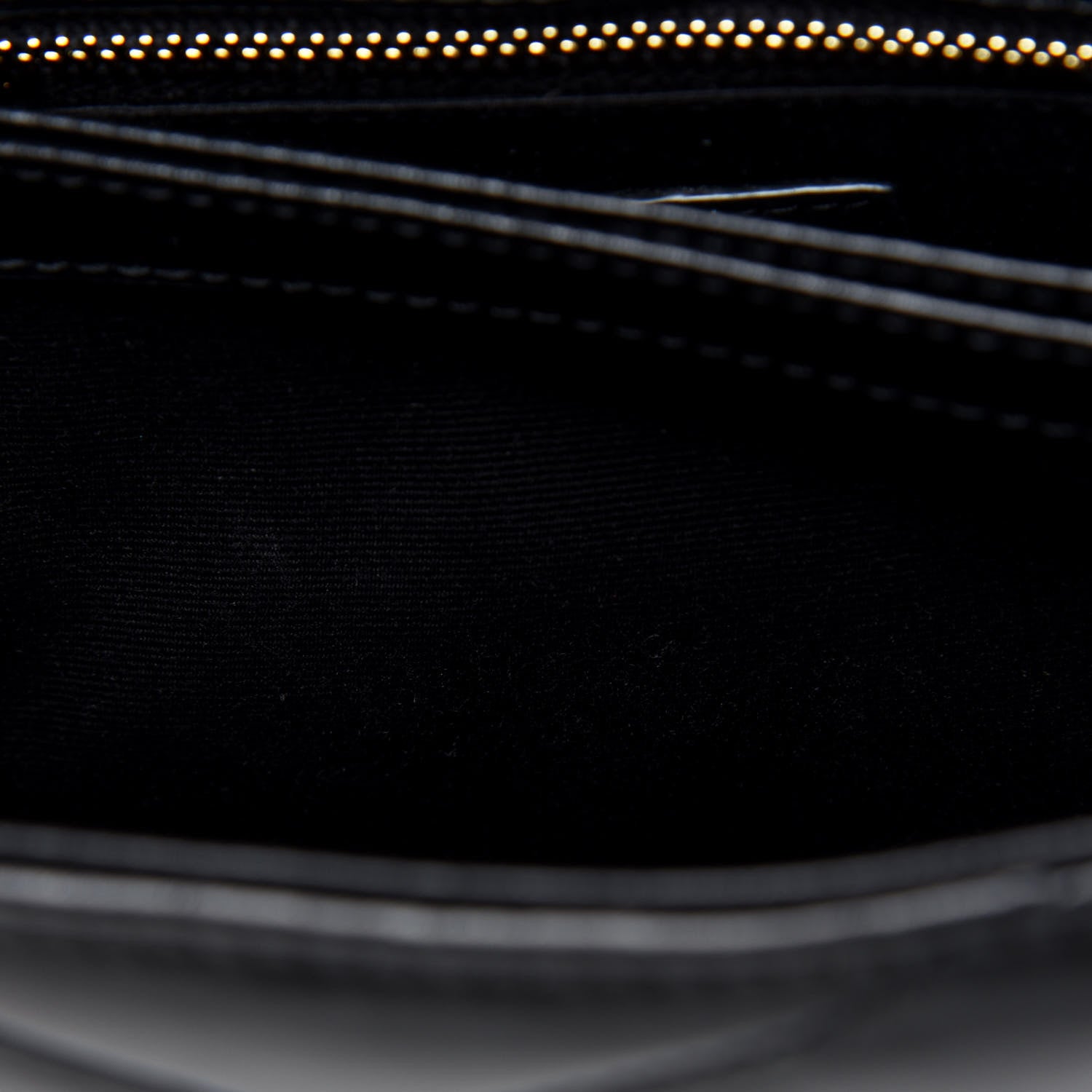 Saint Laurent Calfskin Y Quilted Monogram Toy Loulou Crossbody Bag Black 12 of 17