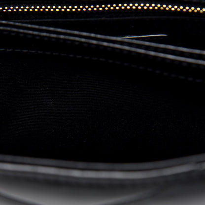 Saint Laurent Calfskin Y Quilted Monogram Toy Loulou Crossbody Bag Black 12 of 17