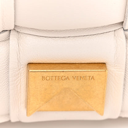 Bottega Veneta Nappa Maxi Intreccio Small Padded Cassette Crossbody Bag White 8 of 10