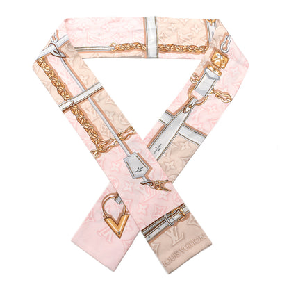 Louis Vuitton Silk Monogram Confidential Bandeau Light Pink 1 of 4