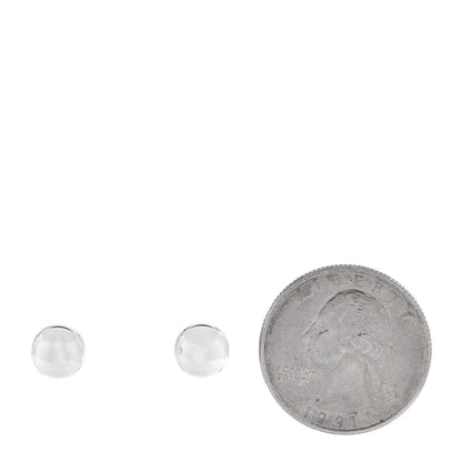 Tiffany Sterling Silver 8mm Hardwear Ball Earrings 2 of 5
