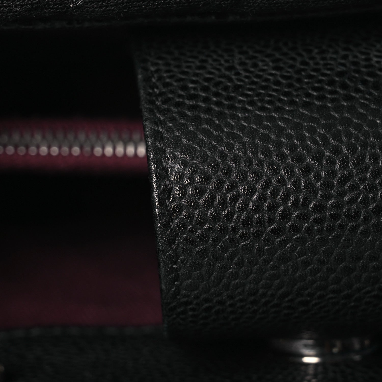Chanel Canvas Caviar Chevron Shopper Tote Black 16 of 18