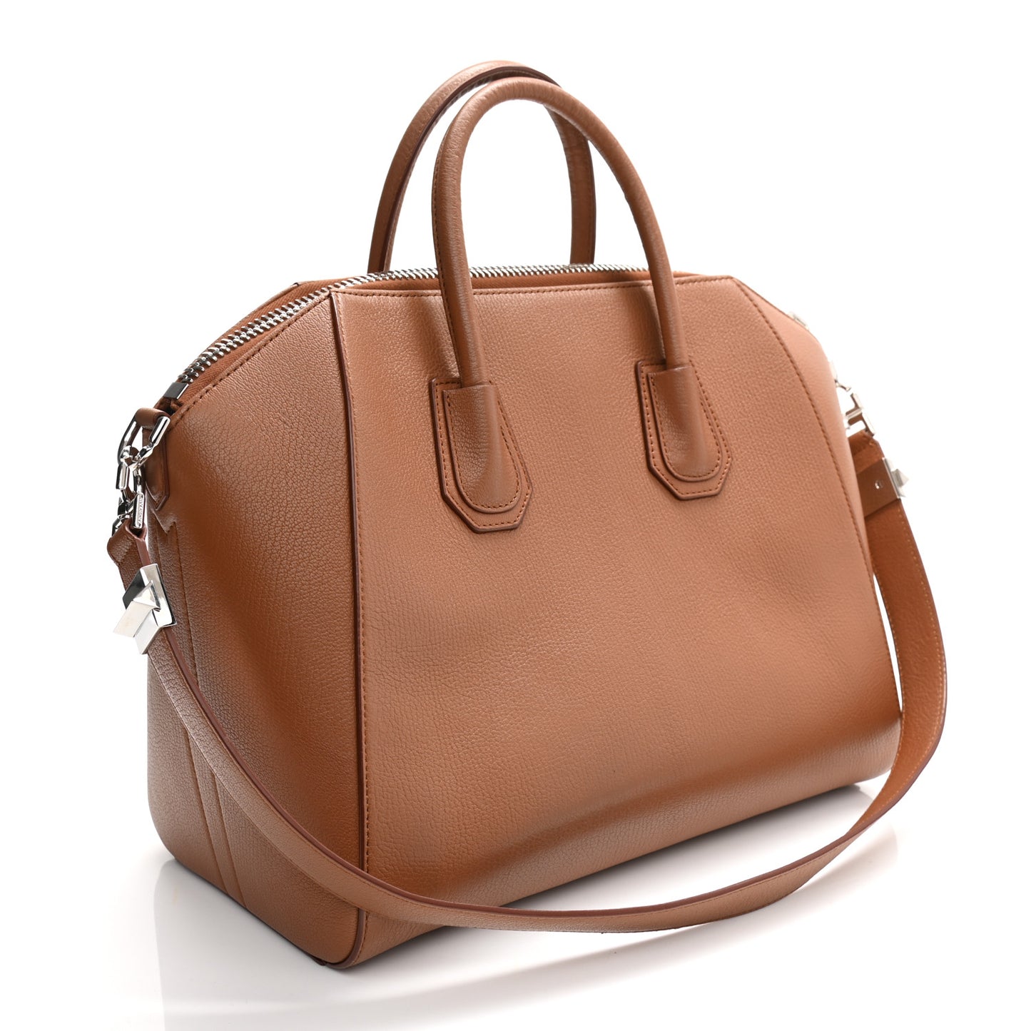 Sugar Goatskin Medium Antigona Cognac